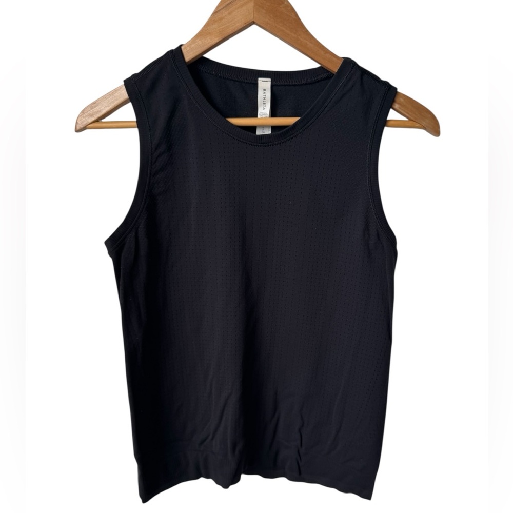 Athleta Womens Black Athletic Tank Top Size Small